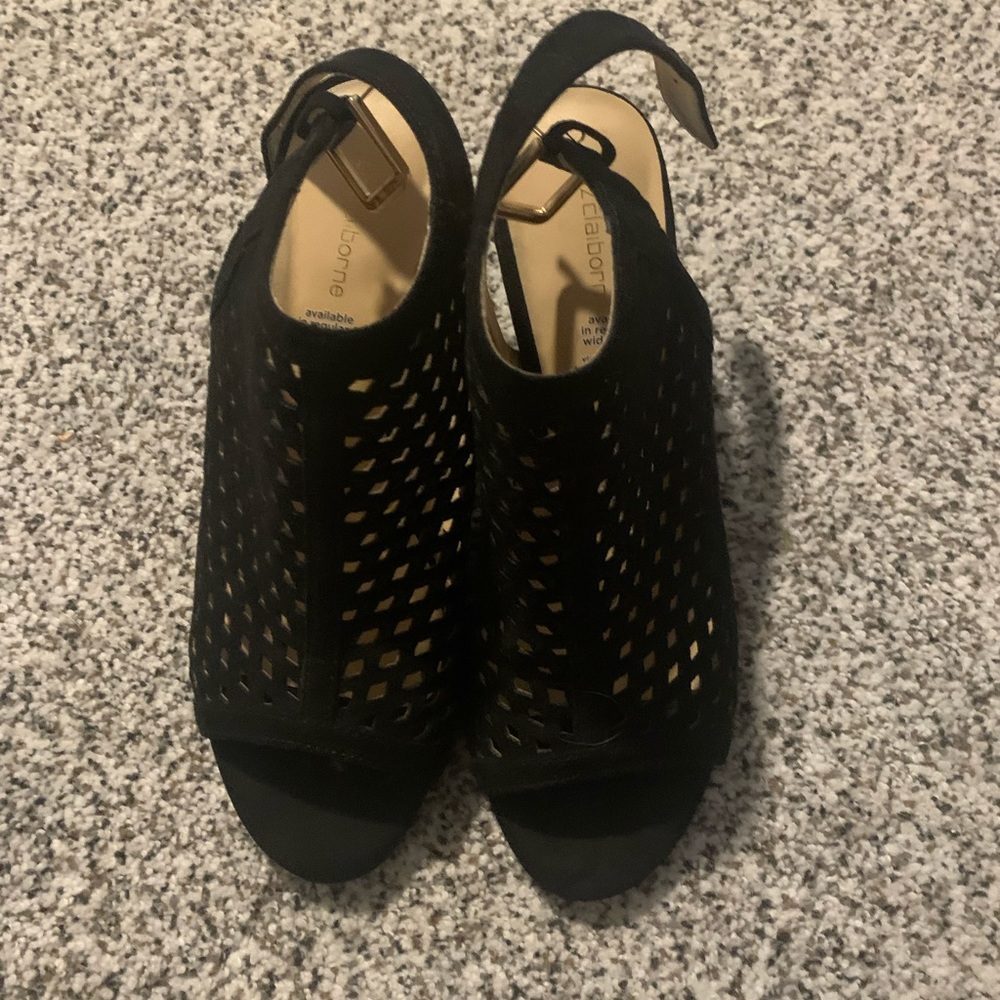 Black wedges/platforms